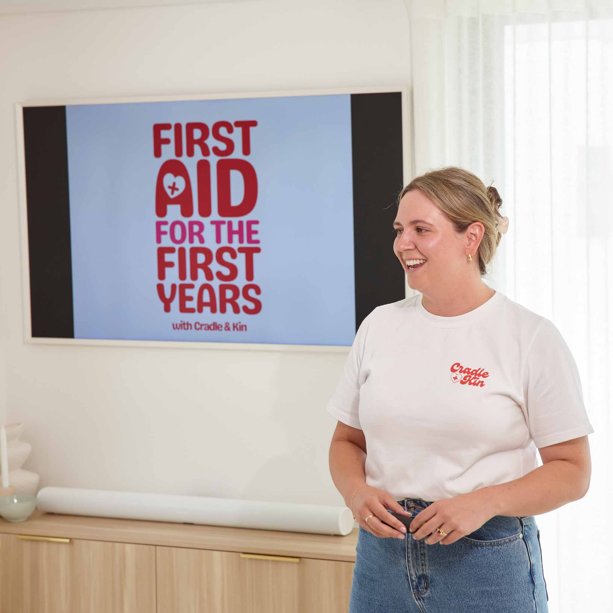 Hosting a private Cradle + Kin First Aid For The First Years course