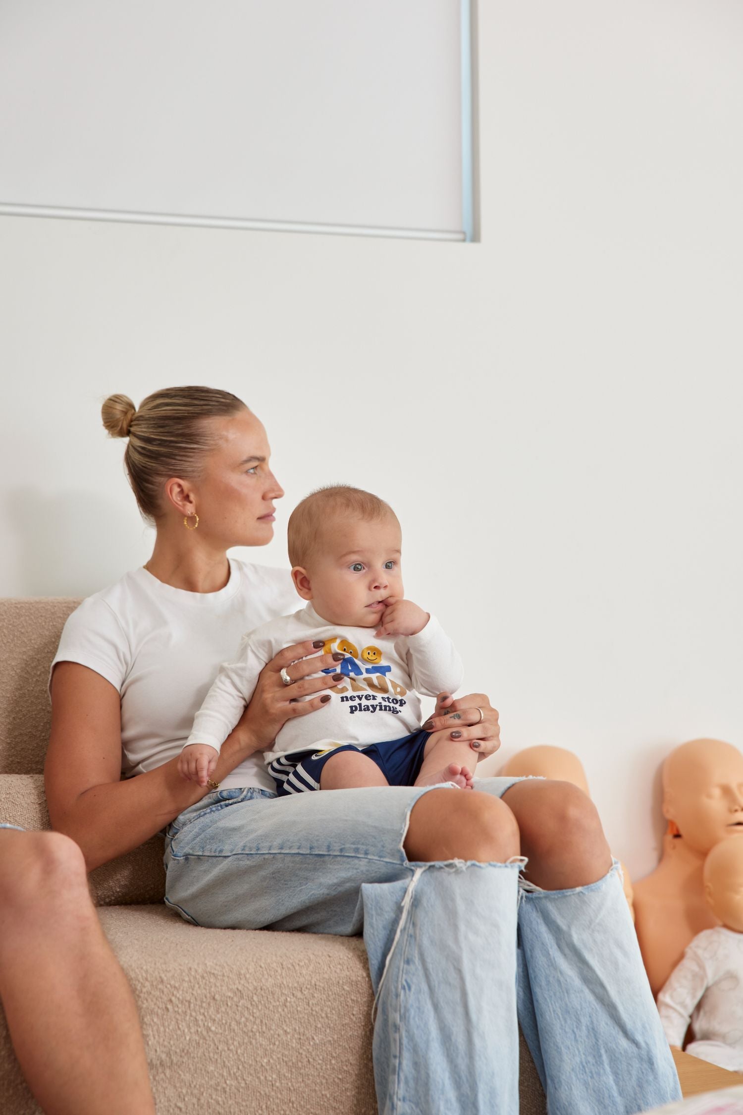 Mum and baby at Cradle + Kin Family First Aid Course
